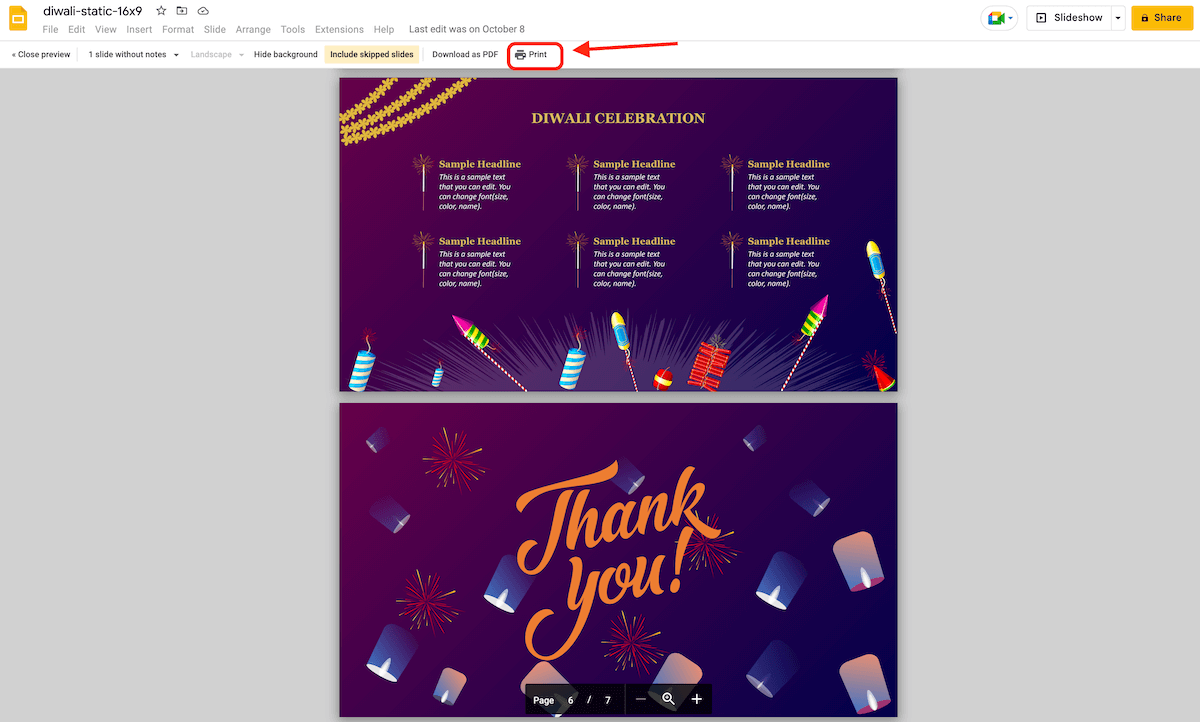 How To Print Presentations In Google Slides