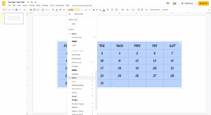 An Easy Guide to Create a Calendar in Google Slides