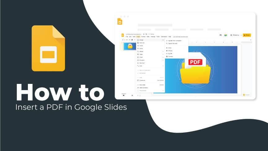 How to insert a PDF in Google Slides